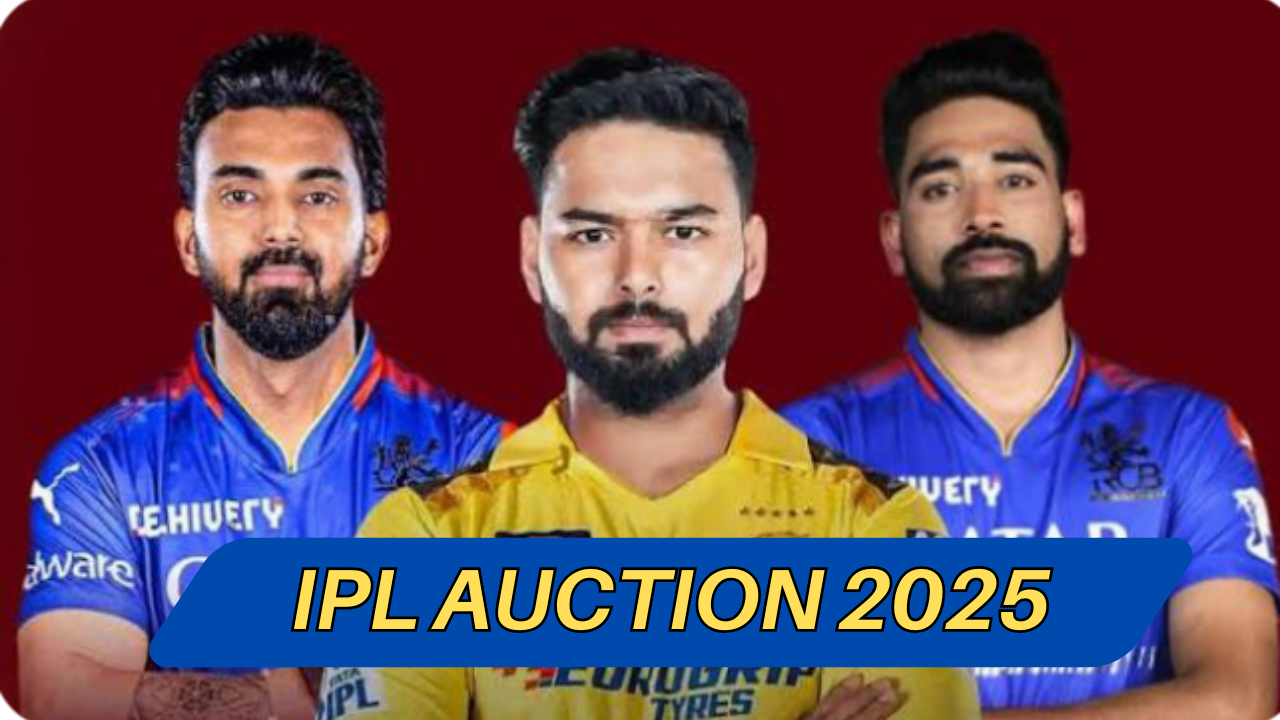 IPL auction 2025 ಐಪಿಎಲ್ 2025: ಕೆಎಲ್ ರಾಹುಲ್, ಸಿರಾಜ್, ರಿಷಭ್ ಪಂತ್ ಗರಿಷ್ಠ ಬೆಲೆ ಘೋಷಣೆ – ಹರಾಜಿನ ಪ್ರಮುಖ ವಿವರಗಳು